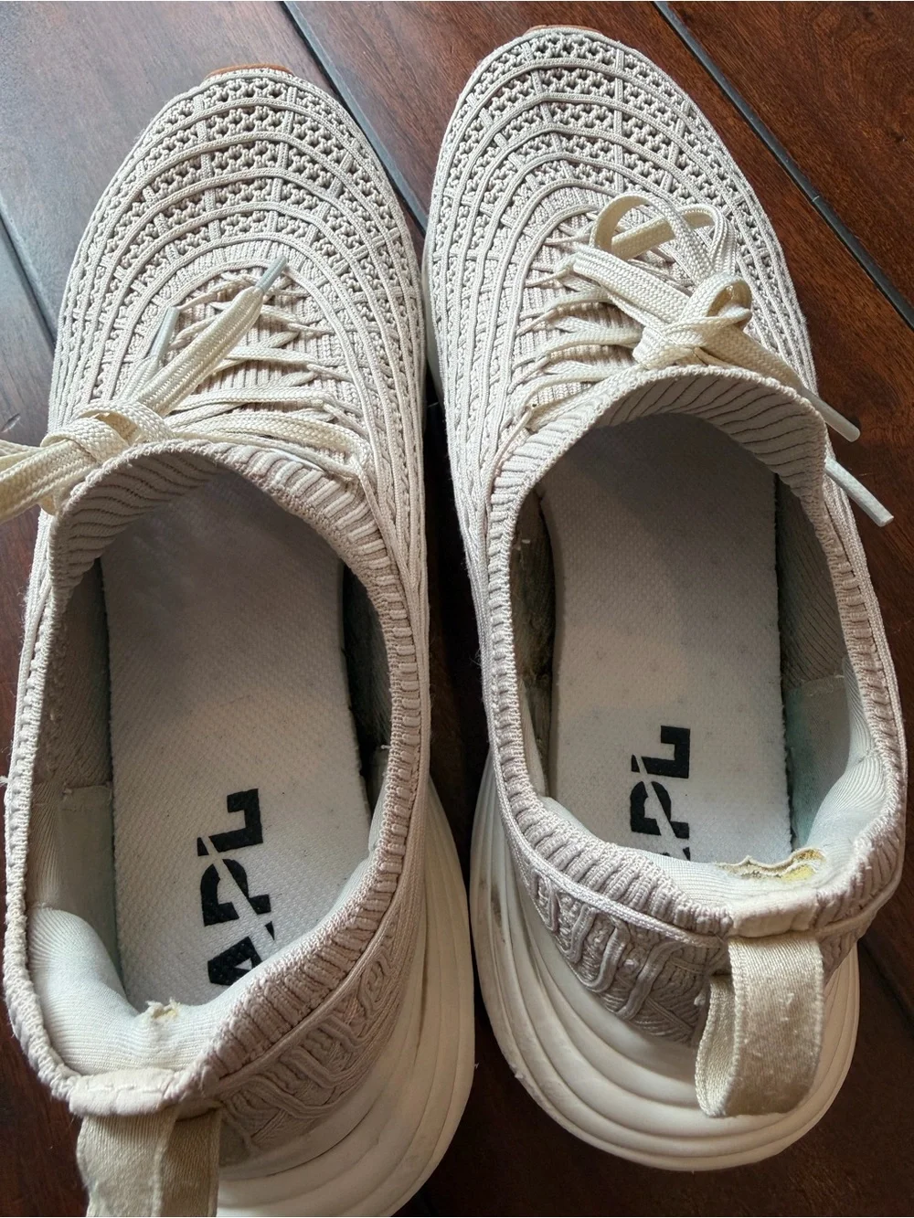 APL Zipline Sneaker in Parchment, White, & Gum